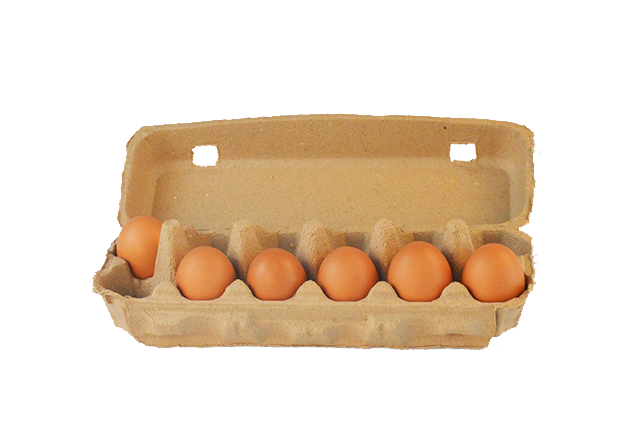 可降解12（2*6））枚纸浆鸡蛋盒